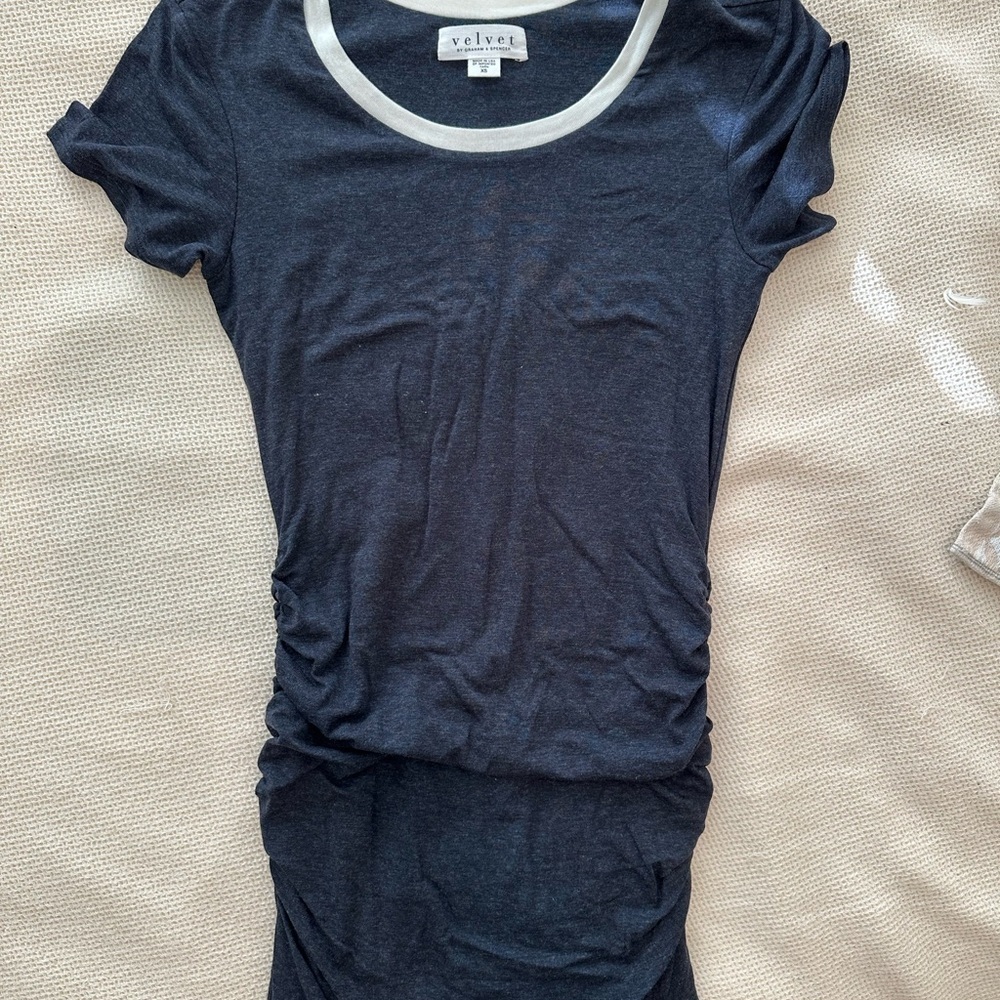 Velvet by Graham & Spencer Women's‎ blue dress